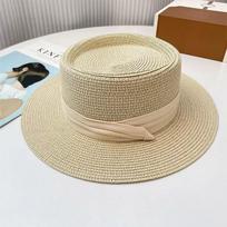 54~58cm Natural French Panama Straw Hat Versatile Vacation Sun Protection Hat 1