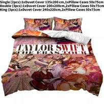 Taylor Swift Character Digital Print Bedding Set For Modern Bedroom Decor Single(135x200cm)