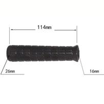 Rubber Handle Cover Anti-skid Black Non-slip Plastic 114 x 16mm