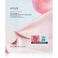 Anua Peach 70% Niacin Brightening Collagen Mask šviesinamoji veido kaukė su kolagenu 1 vnt.
