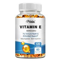 Vitamin E extract capsules, 180 mg, immune support, suitable for adults, natural supplement 120*1