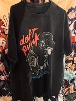90-ųjų Daft Punk Alive Tour juodi marškinėliai klasikinio stiliaus Unisex S-5XL dydžio Unisex T-Shirt M black