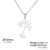 Neuron Brain Nerve Cell Pendant Necklace Stainless Steel Tree of Life Necklaces for Women Science Jewelry Birthday Gifts 2026 45-50cm