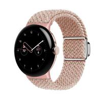 Nylon Braided Strap for Google Pixel Watch 4/3 41mm Replacement Magnetic Wristband Fabric Bracelet for Pixel Watch 4/3/2/1 Band Pixel Watch 4-3 41mm