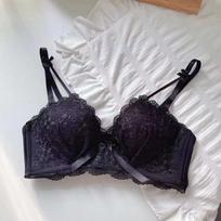 Moteriškos bralette besiūlės liemenėlės moterims Seksualus apatinis trikotažas Push Up liemenėlė liemenėlė juodi apatiniai 32/70AB juoda