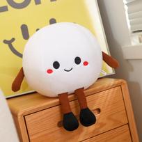 Cute Simulation Table Tennis Ball Plush Toy Ball With Hands Feet Props Pillow Accompany Kids Soft Gifts For Girls Boy Room Decor 35X45cm balta