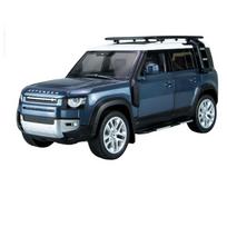 1:18 mastelio Land Rover Didysis Defender 110 lydinio automobilio modelis žaislas dovana, imituojamas garsas ir šviesa vaikiškas automobilis žaislas, gimtadienio dovana berniukams mėlyna