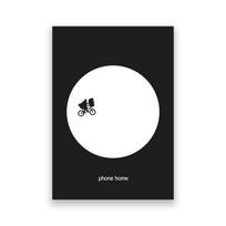ET. E.T. filmo plakato meno spaudinys , filmo plakatas E.T. drobės tapyba sienos paveikslas meno dekoras 21X30cm No Framed