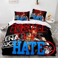 2025 WWE RAW Single Double Wrestling Bedding Set Queen King Size Duvet Cover for Boys Bedroom 3D Print Quilt Cover Pillowcase EU single(135x200cm)