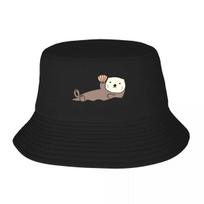 Cute Sea Otter Bucket Hat40 Bucket Hat Panama For Unisex Women Bob Hats Outdoor Cool Autumn FisherUnisex Hats For Fishing Unisex Caps