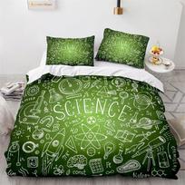 Naujas 3D spausdintas matematinių formulių patalynės komplektas Animacinis antklodės užvalkalas Dvigulis Twin Full Queen King Suaugusiųjų Vaikų Lovos Patalynė Antklodės Užvalkalas EU Twin 135x200cm