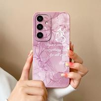 Case For Samsung S24 FE Plus Ultra Cute Cat Liquid Silicone Camera Cover For Samsung S 24 S24FE S24+ S24Ultra Shockproof Bumper Samsung S24 Ultra
