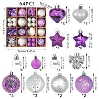 TEMU Christmas Tree Decorations: Donut, Forest Elf, Snowflake Gift Bags, Painted Christmas Ball Pendants Box 24*24*6CM