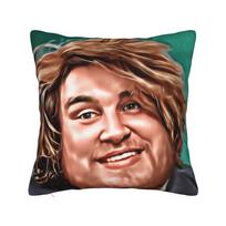 Drachenlord Memos Plakatas Rainer Winkler Pagalvės užvalkalas Kvadratinis pagalvės užvalkalas Kawaii Pagalvės užvalkalai Svetainės Sofai Peach skin 18*18(CM)-1Pcs black
