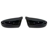 Excellent Facelifted Side Wing Modified for BMW X5 E70 X6 E71 2008-2013 Mirror Cover Caps Bright Black Carbon Fiber Pattern