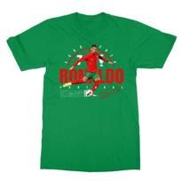 Portugal Europe 2026 Tribute – Ronaldo Inspired Green Unisex T-shirt L