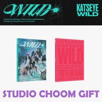Išankstinis užsakymas KATSEYE WILD albumas, standartinė versija. & STUDIO CHOOM POB Random & STUDIO CHOOM POB