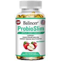 ProbioSlim Apple Cider Vinegar Capsules, Digestive Balance & Metabolism Support Supplement 120PCS