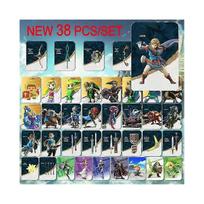 38 vnt./rinkinys NFC Amiibo kortelės žaidimui Legend Of Zelda Breath Of The Wild Tears Of The Kingdom Link kortelių rinkinys