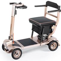 TopMate ES40 Rose Gold Black Four-Wheel Electric Scooter Adults Lightweight Mobility 24V 30km Range Airline Approved Foldable ES40LB-TC-DE