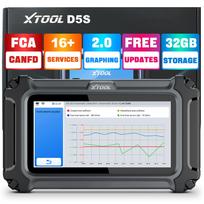ES JAV Sandėlis D5S XTOOL Diagnostikos Įrankiai Nemokamas Atnaujinimas Visam Laikui 2026 Universalus OBD2 Skaitytuvas Automobilio ECU Kompiuterinė Diagnostikos Mašina 5.45" Battery Powered