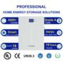 Germany Stock 100ah Lifepo4 Battery 51.2v 100ah 5kwh Solar Energy Storage Power Stackable 200ah/10kwh Capacity EU/USA Hybrid CAN 5KWH 5120Wh