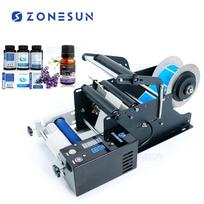 ZONESUN ZS-TB50SM Darbalaukio Pusiau Automatinis Etikečių Klijavimo Aparatas Mažoms Apvalioms Butelių Etiketėms 36W ZS-TB50SM   220V 30pcs/min