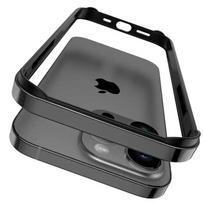 Aliuminio lydinio rėmelis Metalinis buferio dėklas IPhone 16 15 14 13 12 11 Pro Max Plus E 16E 16Pro I16 ProMax minkštas vidinis telefono dėklas iphone 11 juoda