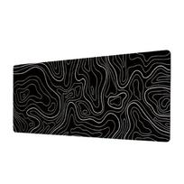 Cool Non-Slip Base Large Gaming Mouse Pad Stitched Edge Portable Keyboard Mat Non-Slip Easy To Clean Desk Mat Office