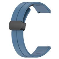 Silikono dirželis Xiaomi Redmi laikrodžiui 5 Active Redmi laikrodis 5 Lite Sports 20mm 22mm magnetinės sagties juostos aksesuarai 20mm mėlyna