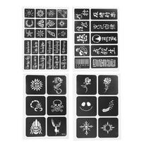 Semi Permanent Small Tattoo Stencil Airbrush Temporary Templates