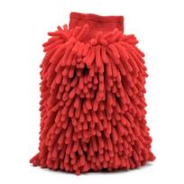 Microfiber Car Wash Mitt Double Sided Chenille Auto Gloves Ultra Absorbent Wash Car Sponge Scratch Free Microfiber Car Cleaning raudona