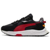 Puma Scuderia Ferrari x Wild Rider Black Rosso Corsa Unisex Sneakers Smoked-Pearl 306937-01 35.5 black