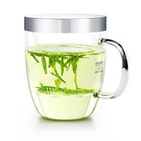 Samadoyo-Atsparus karščiui stiklinis arbatos puodelis, žaliosios arbatos puodelis su filtru, paprastas arbatos puodelis, 400ml 360-500ml beige