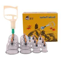 Professional Vacuum Cupping Massage Set 12/24Pcs Hand Air Pump Cupping Cups Magnetic Therapy Body Pain Relief Cellulite Removal