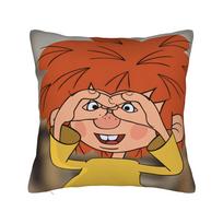 Pagalvės užvalkalas P-Pumuckl Jaukus pagalvės užvalkalas sofai, miegamajam, namų dekoravimui Senoviniai pagalvių užvalkalai Peach skin 18*18(CM)-1Pcs beige