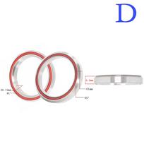 1PC Bike Headset Bearings 27.2 38 30.15 39 41 41.8 30.2 32.7 6.5 mm ACB Road MTB Angular Contact Bicycle Bearing 36/45 D30.15x41x6.5 45x45