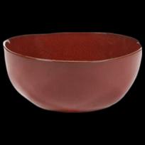 SERAX La Mere Stoneware Dining Bowl venecijos raudona spalva