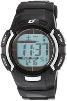 digital with urethane [Arias] Radio-controlled solar-powered watch, waterproof, multi-function, backlight, strap, AD06519RCSOL5, men's, black.