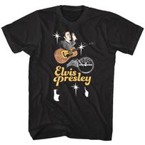 Elvis Presley Super Star Sparkle Men T Shirt S