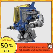 856PCS Galaxy Mech Miner Space War Military MOC SpaceShip Battle Model Custom Puzzles Architecture DIY Education Model Toy Gift