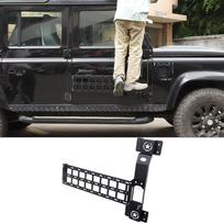 BCD1 Anglies Plieno Automobilio Durų Sulankstomas Vyris Pakopos Pėdos Pedalas Automobilio Stogo Bagažinės Pakopa Land Rover Defender 90 110 130 Išorės Aksesuarams