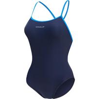 Speedo Free Series Wonder Freedom Crossback One-Piece Swimsuit XL kūdikio mėlyna spalva/oranžinė