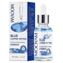 Copper Peptide Face Serum, Anti-Aging with Copper Tripeptide, GHK-Cu, 12 Multi-Peptide for Fine Lines, Firming, Skin Elasticity, Hydrating, 30ML 1PCS