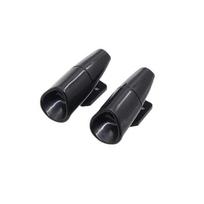 Ultrasonic Animal Repeller Car Deer Whistle 2pcs Vehicle Mounted Wildlife Deterrent Device for Road Safety and Animal Avoidance One Size black
