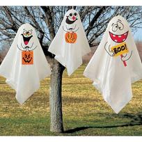 Eerie Yet Durable 3 Haunted Halloween Hanging Ghost Decorations For Fearful Festivities