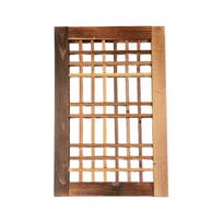 Wood Window Frame Garden Trellis Window Pane Wall Decor for Backyard, Patio,