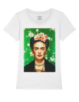 Frida Kahlo Women's Self Portrait Flowers Flowers Mexican Art T-shirt Tops Tees Unisex Girl 3XL