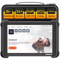THINKCAR THINKSCAN 689BT Profesionalus automobilio diagnostikos įrankis Veikimo elementų testavimas ECU kodavimas CANFD DOIP Nemokamas visam laikui Automatinis OBD2 skaitytuvas 8'' Battery Powered