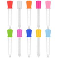 10 Pcs 5ml Small Silicone Plastic Pipette Dropper Feeding Medicine Liquid Eye Ear Pipette Dropper Lab Experiment Supplies Tool